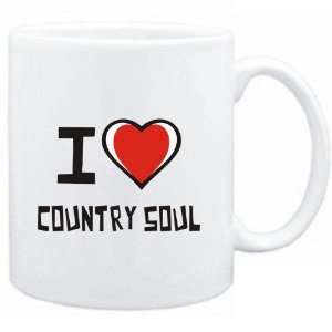 Mug White I love Country Soul  Music