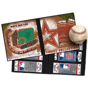  Personalized Houston Astros MLB Ticket Album Sports 