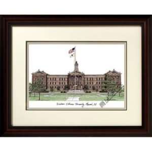 Western Illinois University Alma Mater Framed Lithograph  