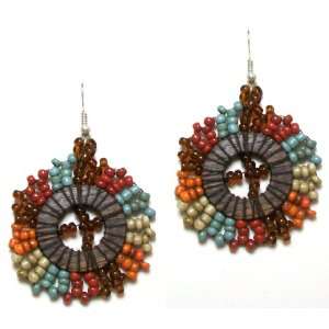  Second Glance Designs Silvertone Southwest Inspired Beaded 