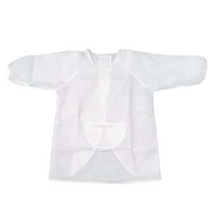 Kids Art Smock White One Size Fits All 