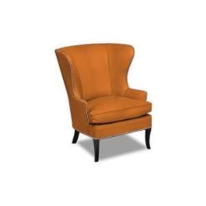  Williams Sonoma Home Chelsea Wing Chair, Leather, Saddle 