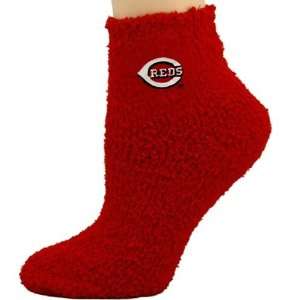  MLB Cincinnati Reds Ladies Red Sleepsoft Ankle Socks 