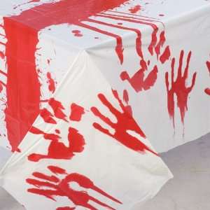  Lets Party By FunWorld Bloody Hand Tablecover Everything 