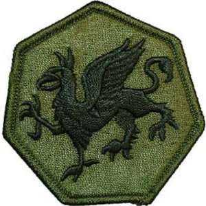  U.S. Army 108th Infantry Division Patch Green: Patio, Lawn 