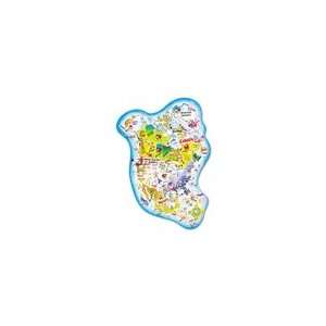   ® WonderFoam® Giant North America Map Floor Puzzle Toys & Games