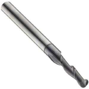 Precision Twist EB3302V Solid Carbide End Mill, TiAlN Coated, 2 Flute 