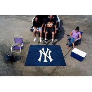 New York Yankees 5X6ft Indoor/Outdoor Tailgater Area Rug 