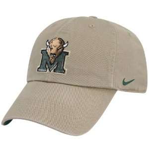  Nike Marshall Thundering Herd Khaki Mascot Campus Hat 