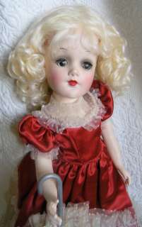 New English MOHAIR pale blond wig for Mary Hoyer 14_ Alexander 