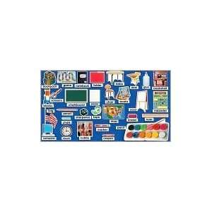    17758 0 Classroom Photos & Labels Mini Bulletin Board: Toys & Games