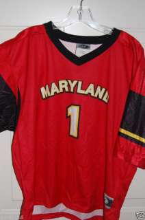 Univ Maryland Terrapins Terps Lacrosse Jersey #1 NWT  