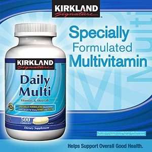Kirkland Signature Daily Multi Vitamins & Minerals 500 Tablets  