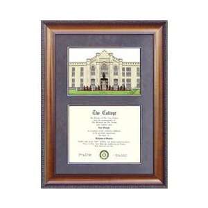  Virginia Military Institute Suede Mat Diploma Frame with 