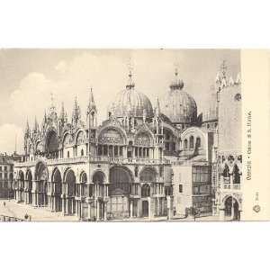  1910 Vintage Postcard Chiesa di San Marco   Venice Italy 