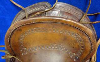  * 13 Western Style Horse Saddle w/ Handtooled Genuine Leather  