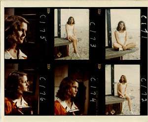 LOIS CHILES/WAY WE WERE/SEXY ORIG. CONTACT SHEET C4  