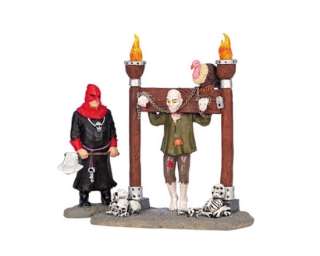 TORTURED SOUL SET OF 2 #62203 LEMAX SPOOKY TOWN COLLECTION  