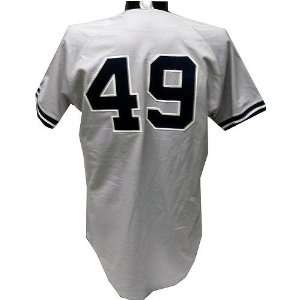  #49 1992 Game Used Road Jersey