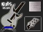 BRUSH SILVER Guitar Hero 5 Skin for 360, PS3 Console System Controller 