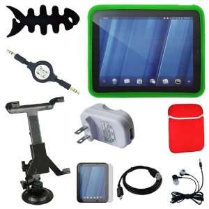  Pad Tablet LCD Screen Protector Guard+Fish Bone holder+Black IN EAR 