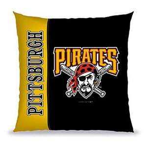 Biederlack Pittsburgh Pirates Vertical Stitch Pillow:  