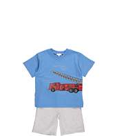 le top kids Under Construction Fire Truck Shirt And Short Set (Toddler 