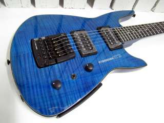 Steinberger ZT3 Custom TransTrem Trans Blue Electric Guitar & Case 