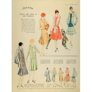   Womens Flapper Fashion Clothing Hats   Original Color Print: Home