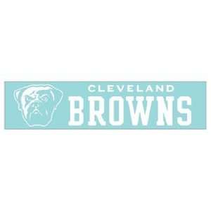  NFL Cleveland Browns 4x16 Die Cut Decal