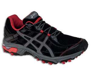 Asics Gel Trabuco 14 Black/Storm/Red Mens Trail Running Shoes  