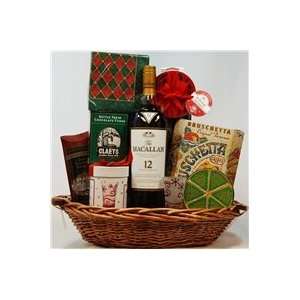   The Macallan 12 Single Malt Scotch Gift Basket Grocery & Gourmet Food