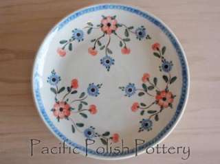 Polish Pottery 9 1/4 CA Dinner Plate Stoneware  