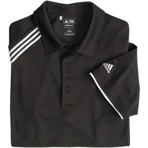  Adidas 2010 Mens ClimaLite Warm 3 Stripes Golf Polo Shirt 