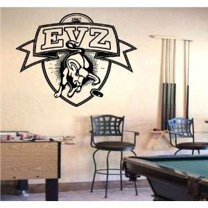   Mural Vinyl Sticker Sports Logos Nla ev Zug (S1862): Home & Kitchen