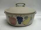 chatham pottery country harvest covered serving bowl expedited 