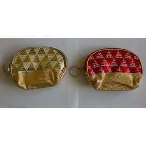   2X Different Color Women Coin Cosmetic Purse Bag CLEARANCE !!!: Beauty