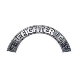   EMT Diamond Plate Firefighter Fire Helmet Arcs / Rocker Decals