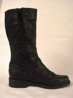 Girl Black Riding Boots (Moto 38) Youth  