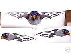 Airbrushed Tribal Flame War Paint Eagle Decal Set