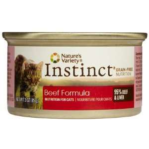 Natures Variety Feline Instinct Beef Diet   24 x3oz (Quantity of 1)