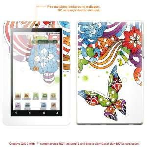   Skin skins Sticker for Creative ZiiO 7 Inch tablet case cover ZiiO7 5