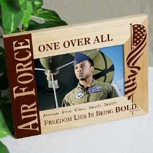  U.S. Air Force Personalized Wood Picture Frame: Home 