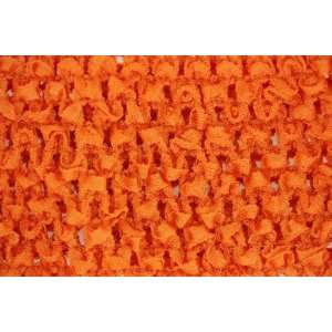 Woven Crochet Stretch Fabric Headbands (1.5) Orange5 