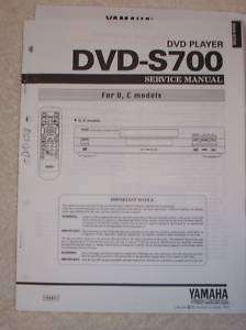 Yamaha Service Manual~DVD  S700 DVD Player  