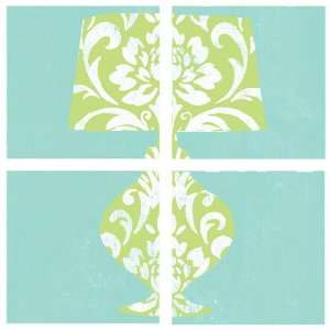  Green Lamp Wall Decals Appliques: Home & Kitchen