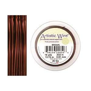  Artistic Wire Brown 20 gauge, 15 yards Supplys Arts 
