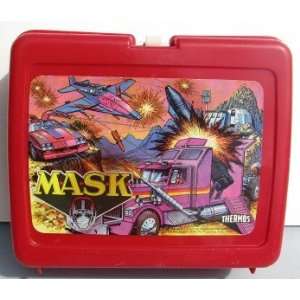  MASK M.A.S.K. Plastic Lunch Box and Thermos dated 1985 