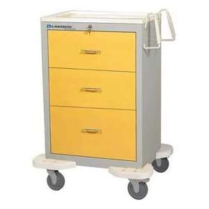  Lakeside® Classic Medical Procedure Cart, Gray, 3 Drawer 