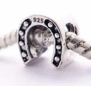 NEW 925 Silver Bead European 4 Bracelet Charm CAR W LIGHTS, APPLE 